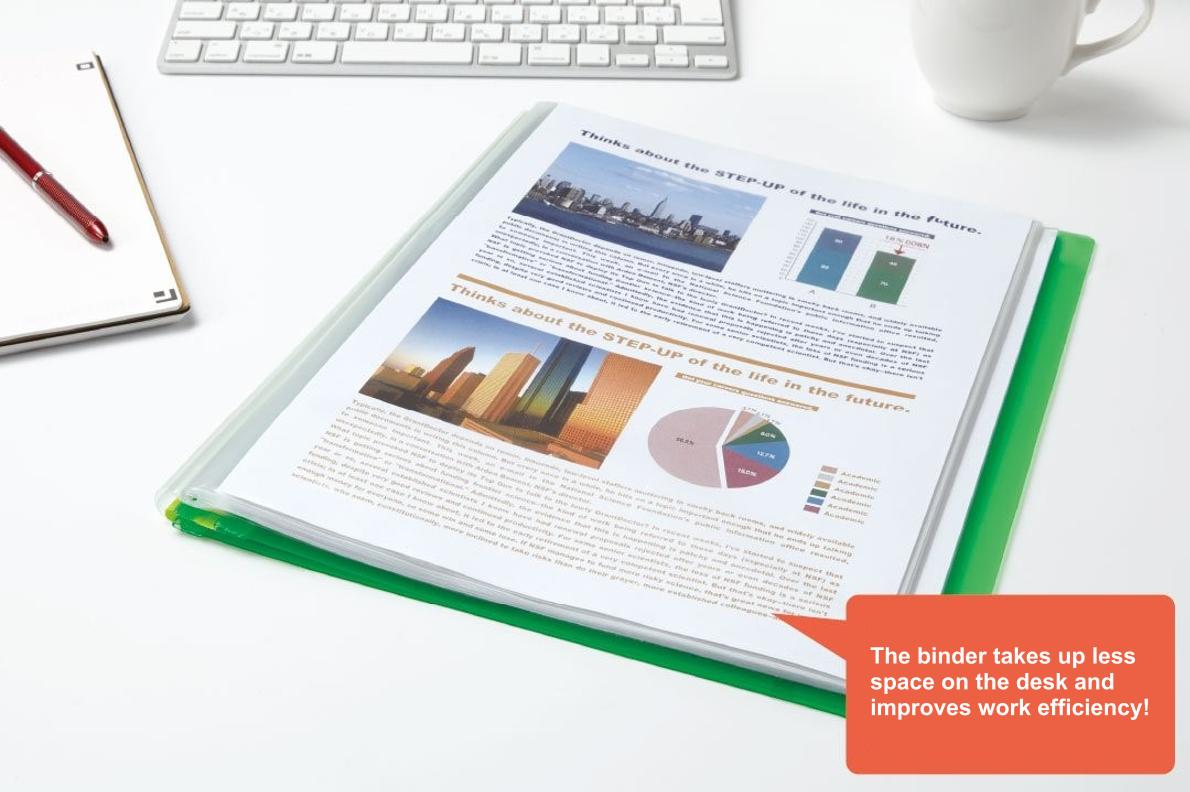 resistant A4 file folder with foldable cover